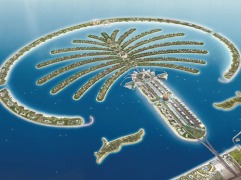 Ще один неймовірний арабська проект - насипні штучні острови, з піску з дна Перської затоки