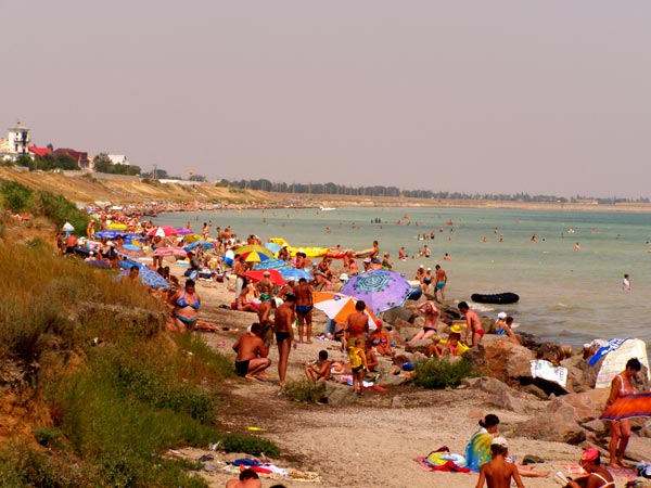 Азовське море, Генічеський берег влітку