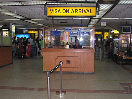 Список країн, візи яких отримують по прибуттю (visa on arrival):