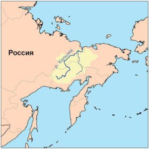Довжиною понад 2100 кілометрів і площею басейну 643 тис км², Колима є найбільшою річкою Східної Сибіру, ​​що впадає в Північний Льодовитий океан